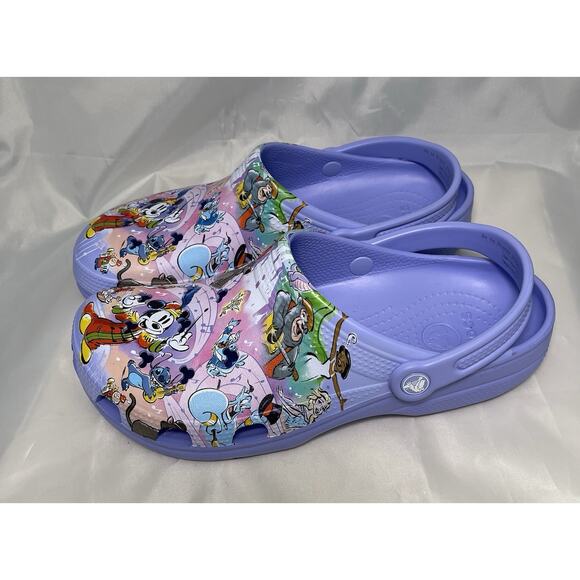Disney Parks 100 Years Mickey Mouse Music & Wonder Adult Crocs M 10 W 12- EUC - Picture 2 of 7